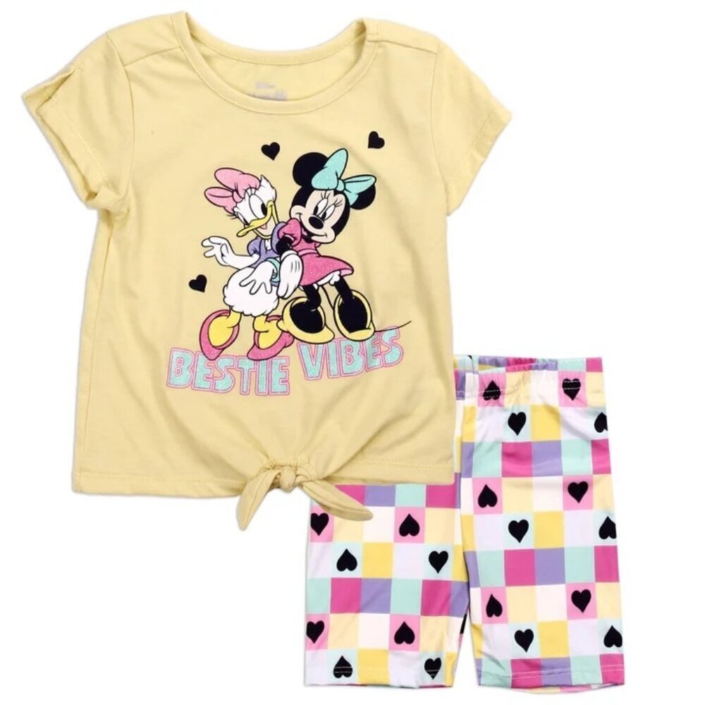 Disney MINNIE MOUSE Girls Toddler 2-Piece Short Set